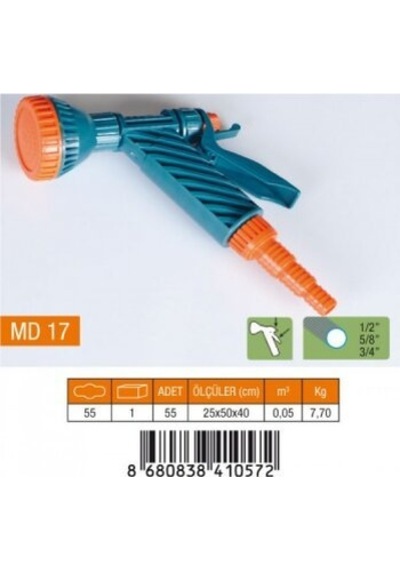 Medalyan Md-17 Tetikli Tabanca Süzek 1/2-5/8-3/4 Normal Rekor Diğer