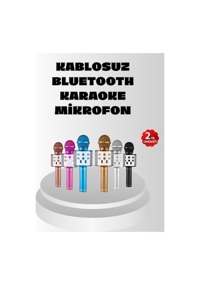 Northcity Kablosuz Bluetooth Karaoke Mikrofon Yankı Efektli - Evde Konser Deneyimi