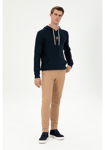 U.S. Polo Assn. Erkek Camel Slim Fit Kanvas Pantolon 50297578-VR015