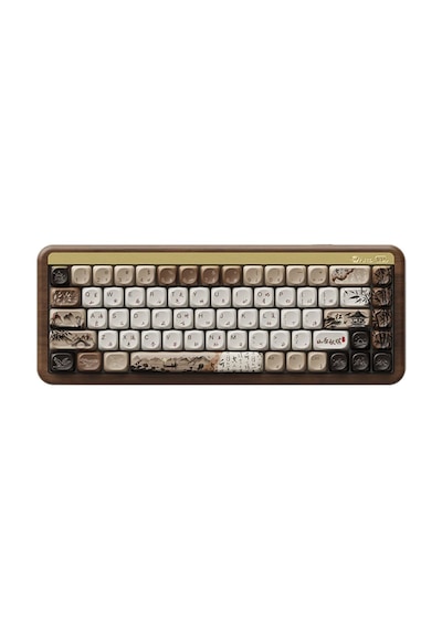 Akko MU01 Mountain Seclusion Rosewood Switch RGB Kablosuz Hotswap Mekanik Oyuncu Klavye