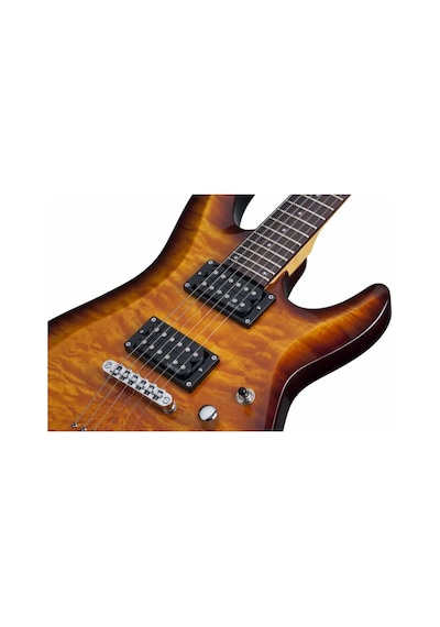 Schecter C-6 Plus Elektro Gitar (Vintage Sunburst)