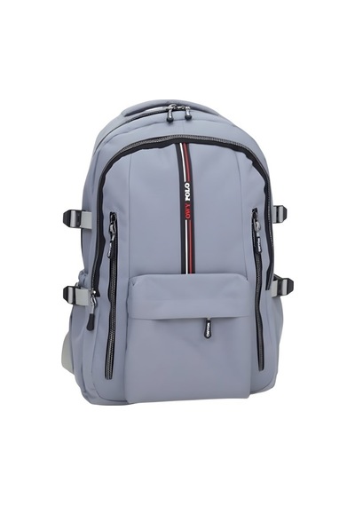 Unisex Çok Bölmeli Okul Sırt Çantası Ortaokul, Lise, Seyahat Ve Outdoor Gri