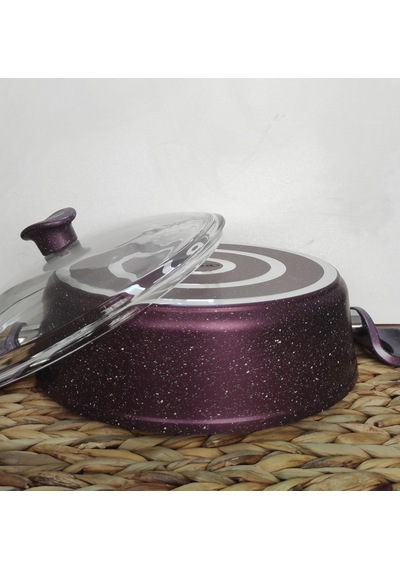 İmza 24 Cm Granit Basık Tencere