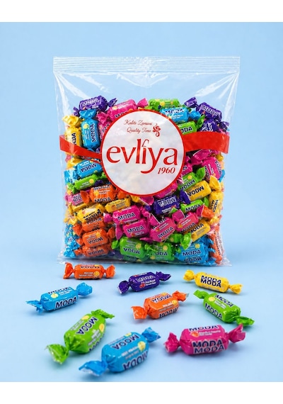 Moda Meyve Aromalı Yumuşak Şeker 1000g