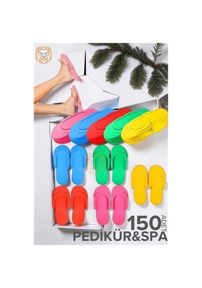 Zenvac 150 Çift Tek Kullanımlık Spa & Otel Terliği Pedikür Terliği , Pedikür Ve Masaj İçin İdeal 719699 Ze
