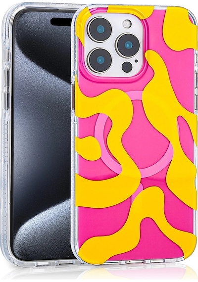 Apple  Uyumlu  iPhone 16 Pro Kılıf M-safe Şarj Özellikli Zore Stilo Kapak Çok Renkli
