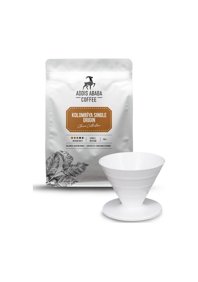 Addıs Ababa Kolombiya Single Origin Coffee Ve V60 Dripper Addıs Ababa Kolombiya Single Origin Coffee Ve V60 Dripper