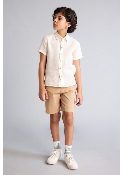 Defacto Gabardin Şort Erkek Çocuk C2955a826smbg203 Bej-bg203