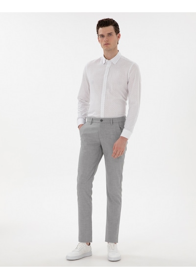 Pierre Cardin Erkek Gri Pantolon Kanvas-chino 50301791-vr024 Gri