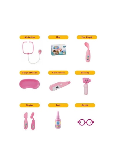 Pasifik Toys Doktor Seti Bs8502a Pembe