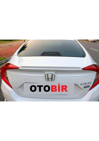 Honda Civic İnce Anatomik Spoiler 2016 Ve Sonrası Modeller Boyalı