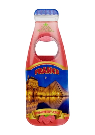 Fransa Temalı Magnet Şişe Açacak