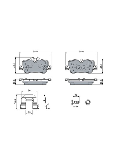 Bmw 3 G20 320d 2.0 2019-2023 Bosch Arka Balata