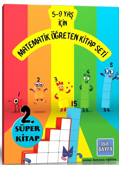 5-9 Yaş İçin Matematik Öğreten Kitap Seti (2 Süper Kitap)