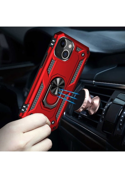 Apple Uyumlu iPhone 13 Mini Kılıf Zore Vega Kapak Siyah