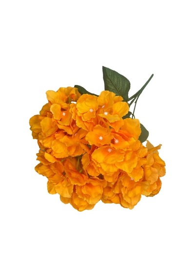Yapay Çiçek Ortanca Çiçeği Demeti 43 Cm Somon Orange