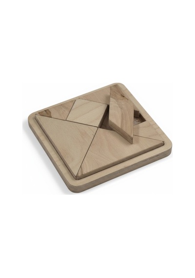 Ahşap Eğitici Kare Puzzle Model Yapboz