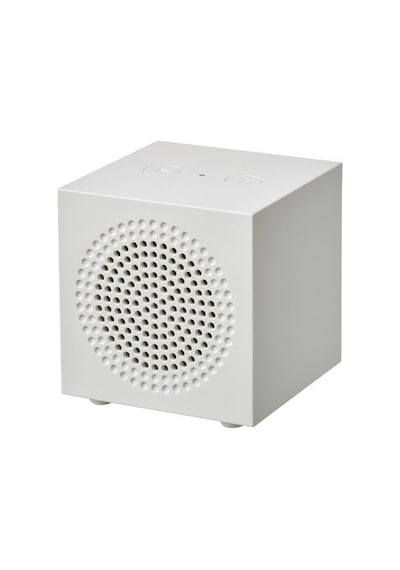 Ikea Kallsup Taşınabilir Bluetooth Hoparlör, Beyaz, 7x7 Cm