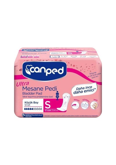 Canped Ultra Mesane Pedi Küçük Boy S 12'Li