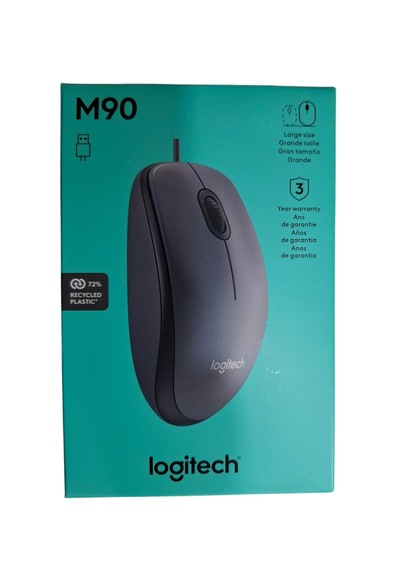 Logitech M90 Kablolu Mouse Koyu Gri