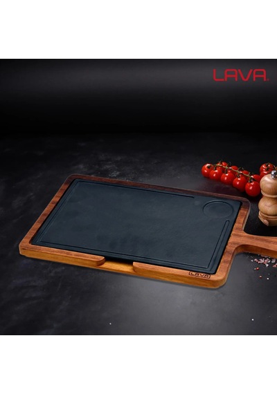 Lava Sıcak Servis Plaka Dikdörtgen Ahşap Stand 22 X 33 Cm 266 Diğer