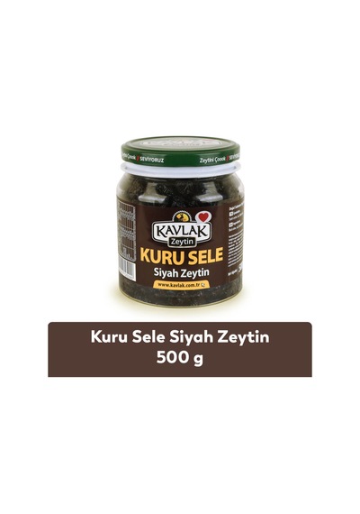 Kavlak Kuru Sele Gemlik Siyah Zeytin 500 Gr