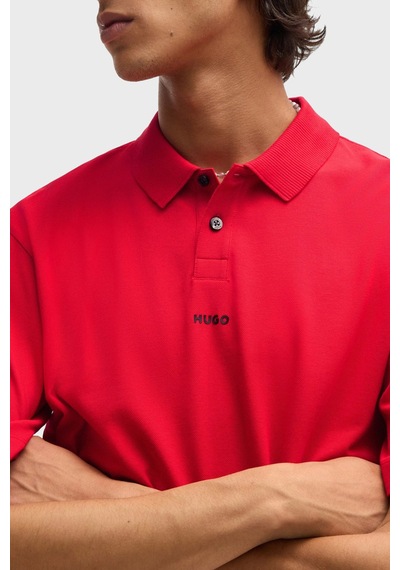 Hugo Erkek Polo Yaka T Shirt 50493206 694 Kırmızı Kırmızı