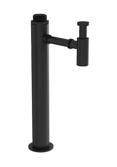 VitrA A4516036wtc Yerden Sifon Kısa Sıyah Siyah