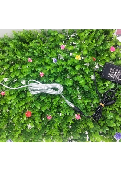 Dc Eril Soketli Konnektör Fişi Şeffaf Güç Uzatma Kablosu Evrensel Adaptör 20cm Dc 5.5mm X 2.1mm