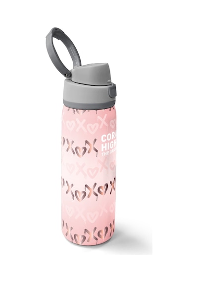 Coral High Pudra Desenli Pipetli Ve Direkt İçim Çelik Termos 800 Ml 38594 Pudra