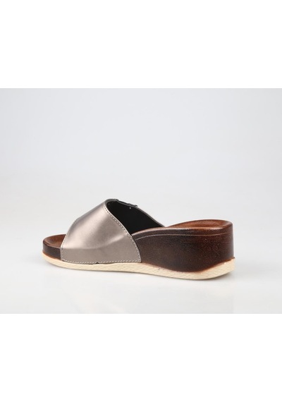 Pierre Cardin Pc-7021 Ortopedik Platin Kadın Terlik Platin
