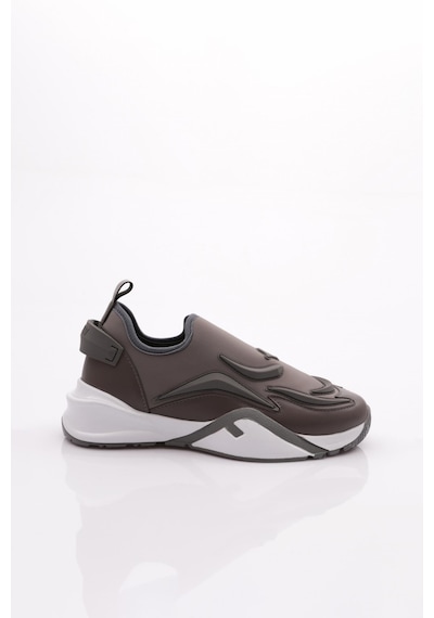 Dgn 0392 Kadin Arkasi Yazili Spor Ayakkabi 0392-2252-R146325 Platin