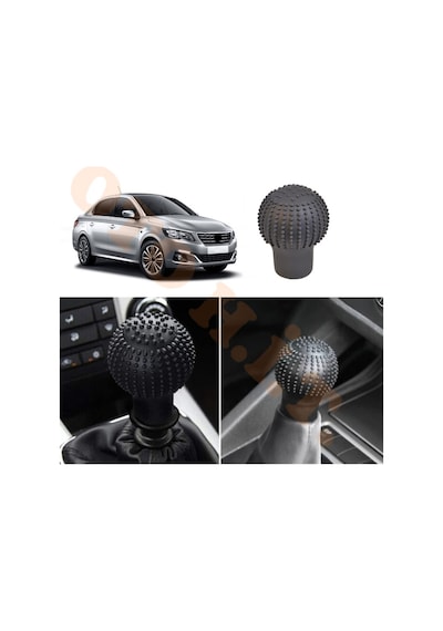 Peugeot 301 Boş Paket Manuel Uyumlu Vites Kılıfı Masajlı Mat Siyah