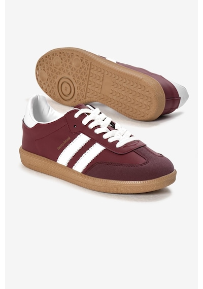 Tonny Black Termo Taban Yanı Şeritli Bağcıklı Unisex Bordo Spor Ayakkabı Tbzer020 Bordo
