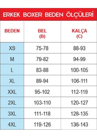 Seher Yıldız Erkek Likralı Boxer 6'Lı Paket 001