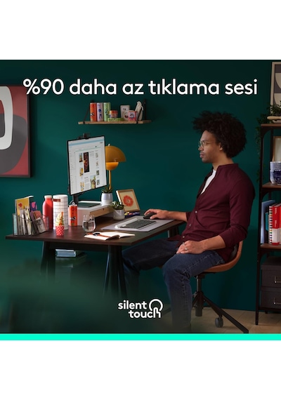 Signature M650 Kablosuz Mouse, Küçük Ve Orta Boy Sağ El İçin, 4000 Dpı, Sessiz, Bluetooth, Logi Bolt Usb Alıcı, 24 Ay Pil Ömrü, Siyah