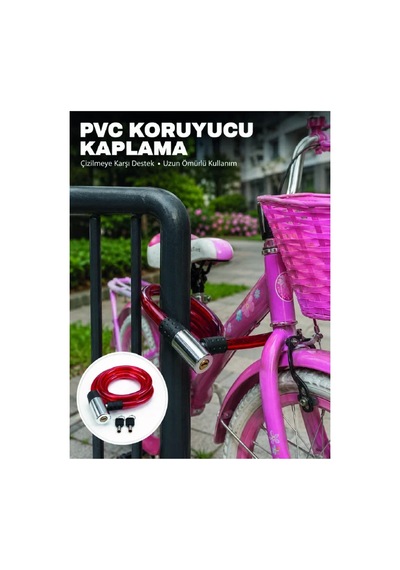 Bisiklet, Elektrikli Scooter Ve Çocuk Bisikletleri İçin Güvenlik Kilidi Standart Standart