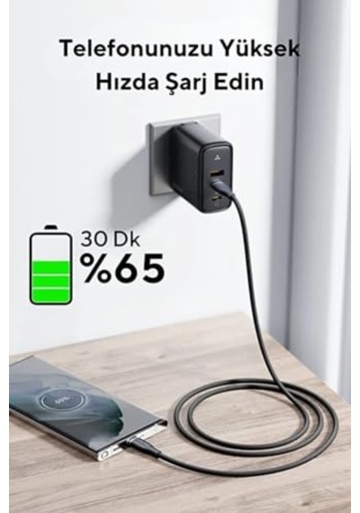 100w Type-c To Type-c Örgülü Hızlı Şarj Ve Veri Aktarım Kablosu / 1.2 Metre / 20v/5a Diğer