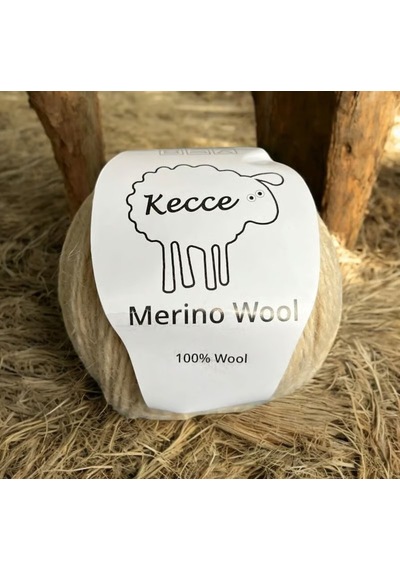 Merino Wool Kecce Örgü Ipi %100 Merino Wool Bej 005 (Bej)