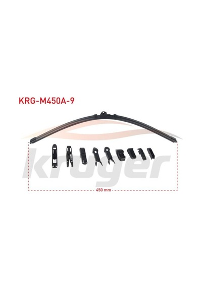 Sılecek Supurgesı Muz Tıpı 10 Aparatlı 450mm Unıversal