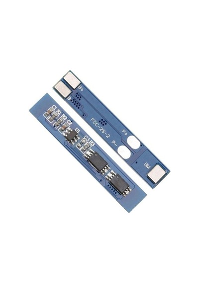 Bakayelektronik-2S 3A Bms Lityum Li-İon Batarya Koruma Kartı 18650 Pil Lipo