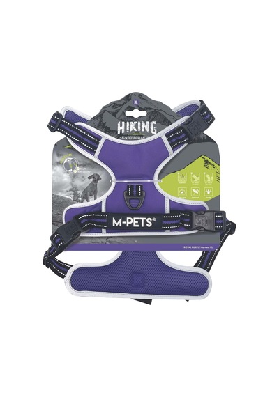 M-pets Hıkıng Reflektörlü Soft Sırt Tasması Purple Xl