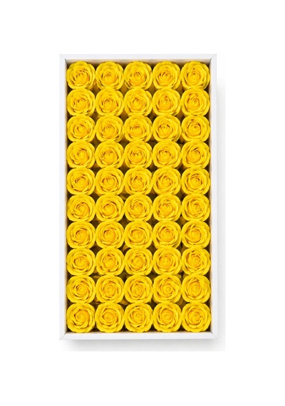 Limon Sarısı Kokulu Kafa Gül 4,5 Cm - 50 Adet