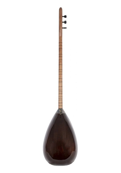 Saz-z-2-4 Saz-z-2-4 Ceviz-abalone Klavye Uzun Sap Bağlama