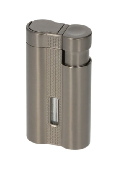 Parmida 3 Torch Pürmüz Gunmetal Metal Puro Çakmağı - Tr9213