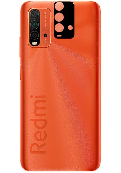 Kilifone - Xiaomi Redmi 9t Uyumlu - Kamera Lens Koruyucu 3d Kamera Camı - Şeffaf