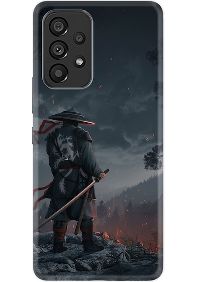 Samsung Uyumlu A13 Kılıf Silikon Desen Warrior 1653