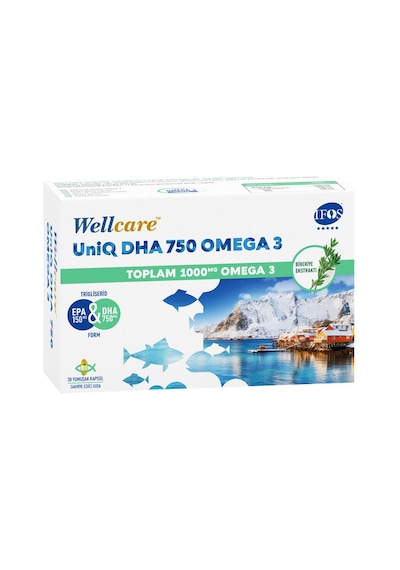 Wellcare Omega 3 Unıq Balık Yağı 750 Mg 30 Kapsül