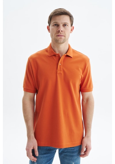 AR-MA Arma Erkek Regular Fit Basic % 100 Pamuk Pike Polo Yaka Tişört Y29374354502 Pembe