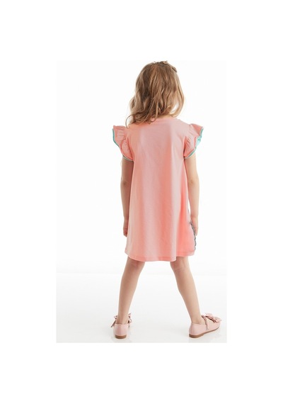 Denokids Denizkızı Pembe Kız Elbise Pembe
